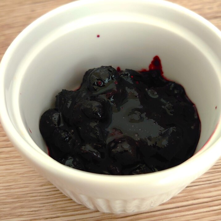 レンジで簡単!ブルーベリージャム